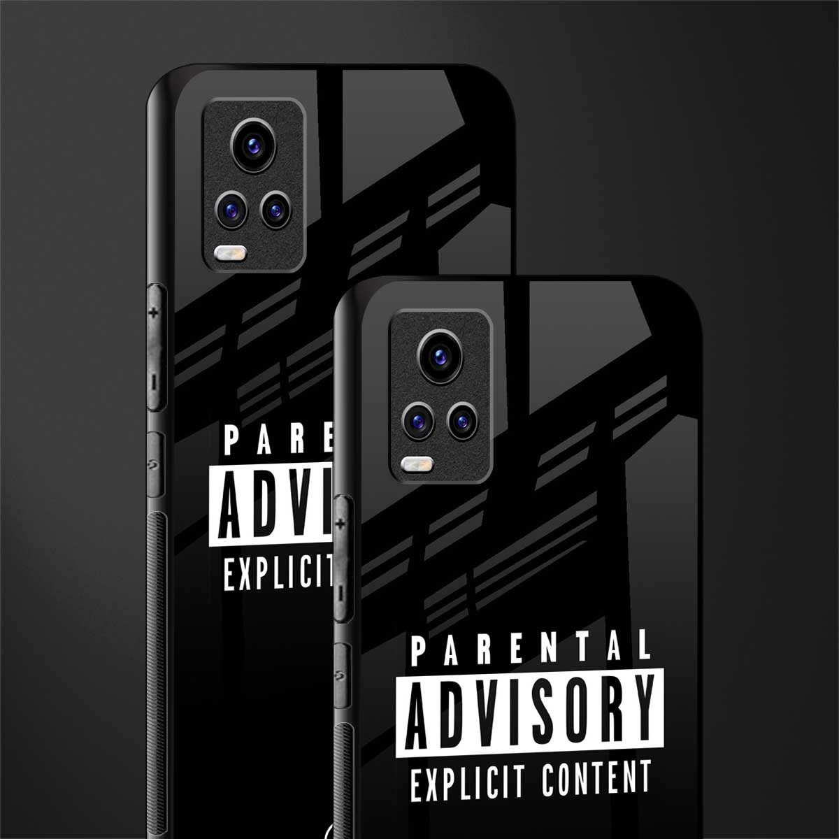 explicit content back phone cover | glass case for vivo v21e 4g