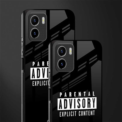 explicit content back phone cover | glass case for vivo y72