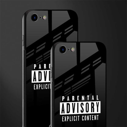 explicit content glass case for iphone se 2020 image-2