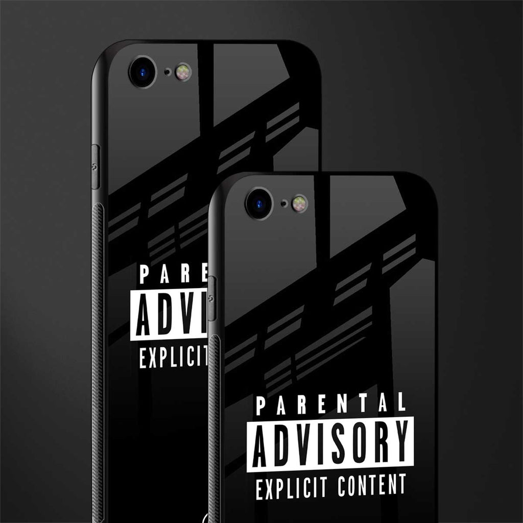 explicit content glass case for iphone 8 image-2