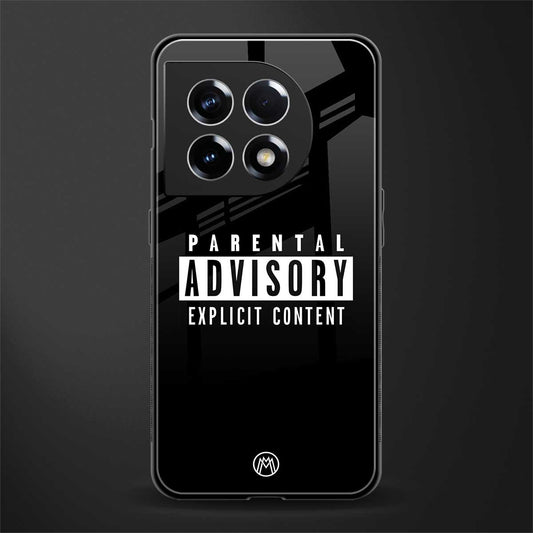 explicit content back phone cover | glass case for oneplus 11