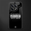 explicit content back phone cover | glass case for oneplus 11
