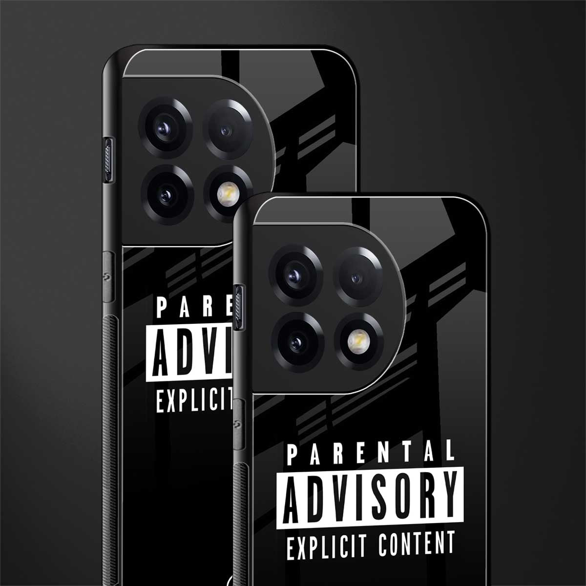 explicit content back phone cover | glass case for oneplus 11r