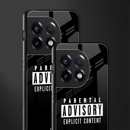 explicit content back phone cover | glass case for oneplus 11r