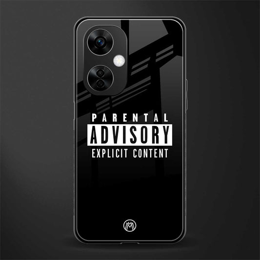 explicit content back phone cover | glass case for oneplus nord ce 3 lite