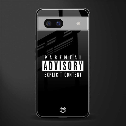 explicit content back phone cover | glass case for Google Pixel 7A