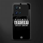 explicit content back phone cover | glass case for iQOO 9 Pro