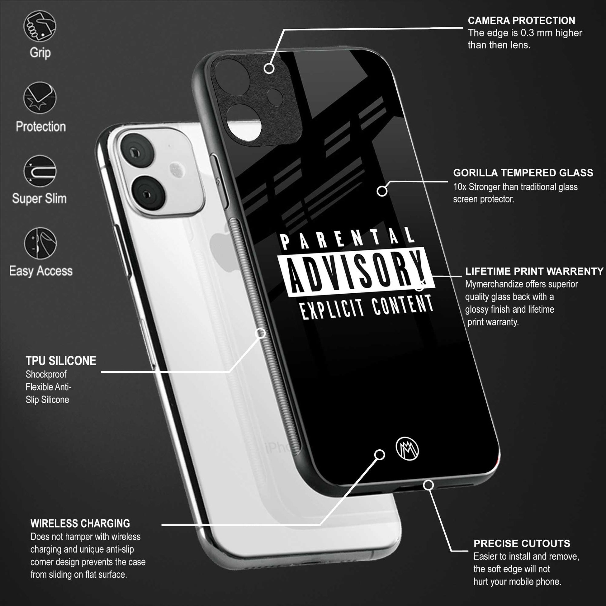 explicit content glass case for iphone 13 mini image-4