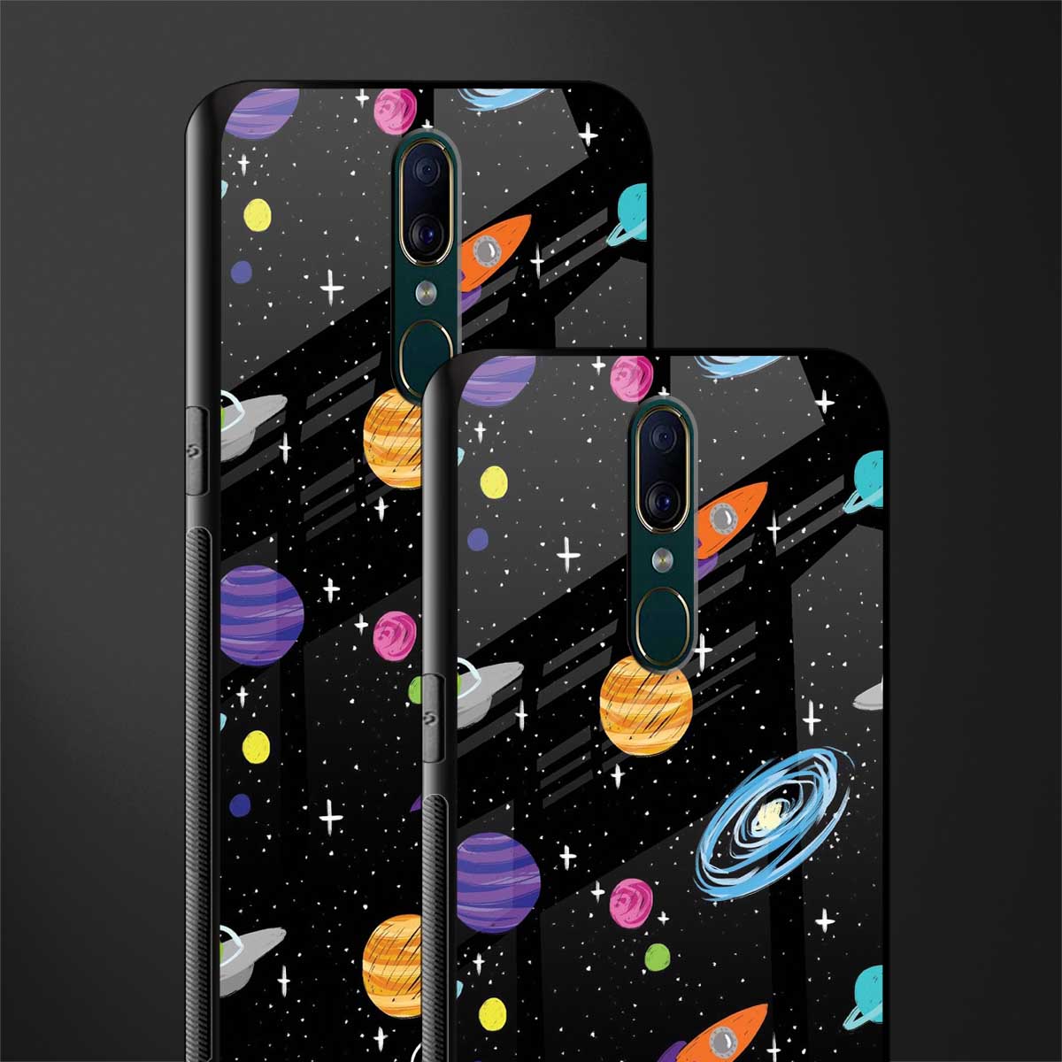 far far away glass case for oppo a9 image-2