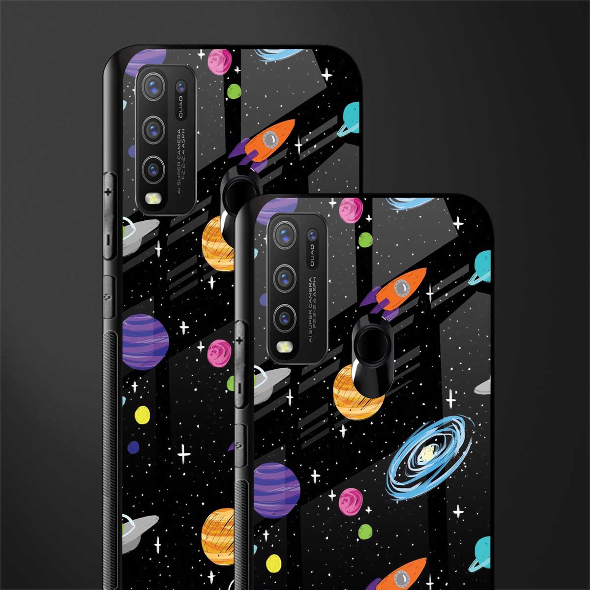 far far away glass case for vivo y50 image-2