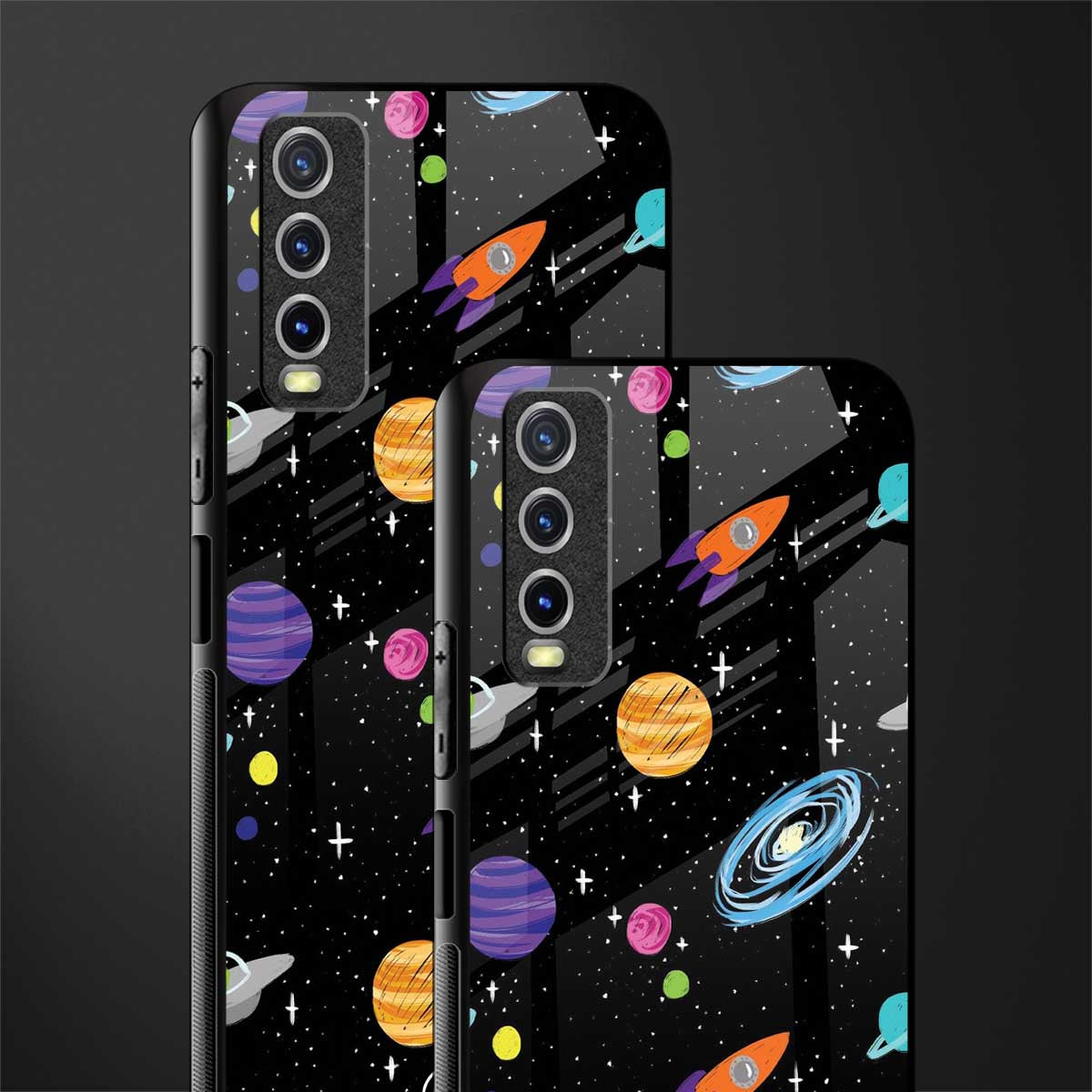 far far away glass case for vivo y12s image-2