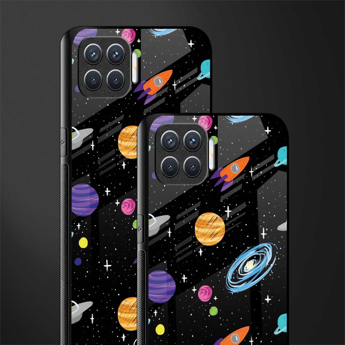far far away glass case for oppo f17 image-2