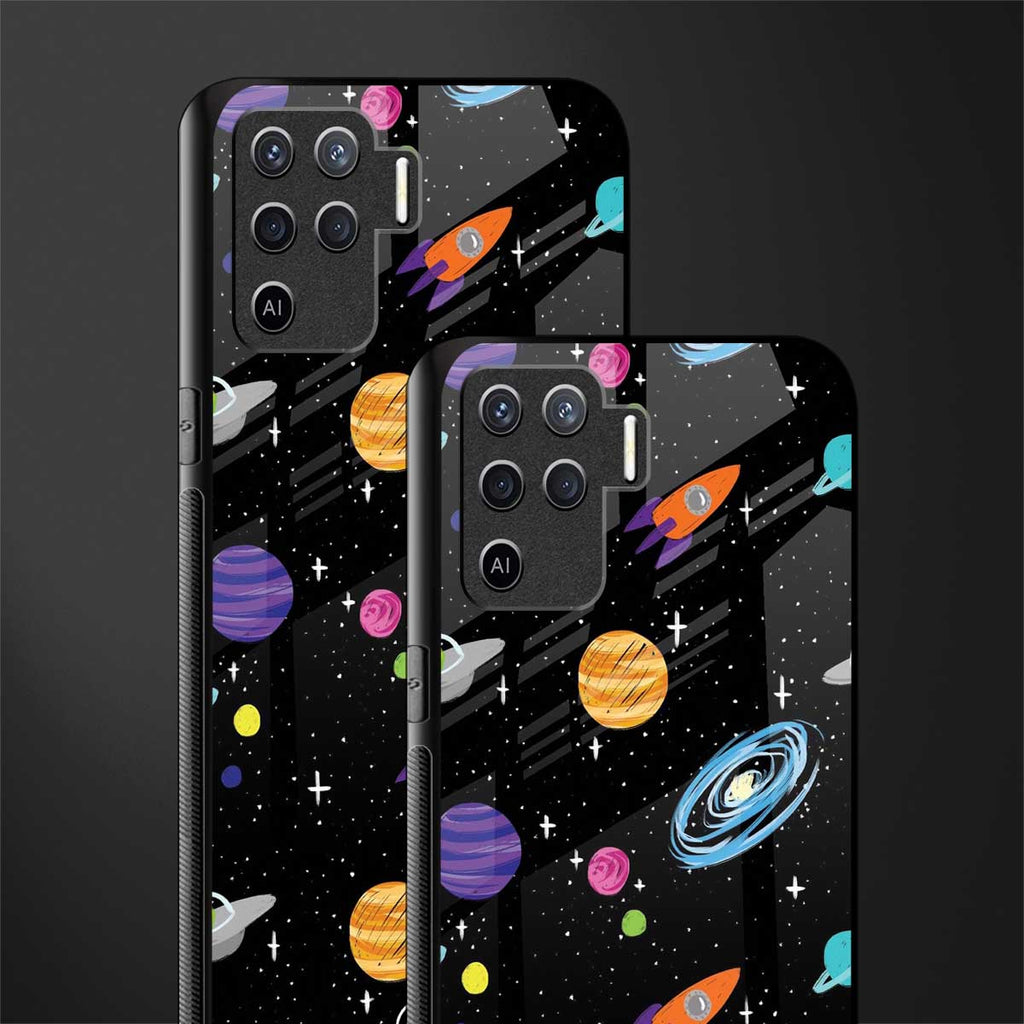 far far away glass case for oppo f19 pro image-2
