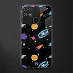 far far away back phone cover | glass case for realme narzo 50a