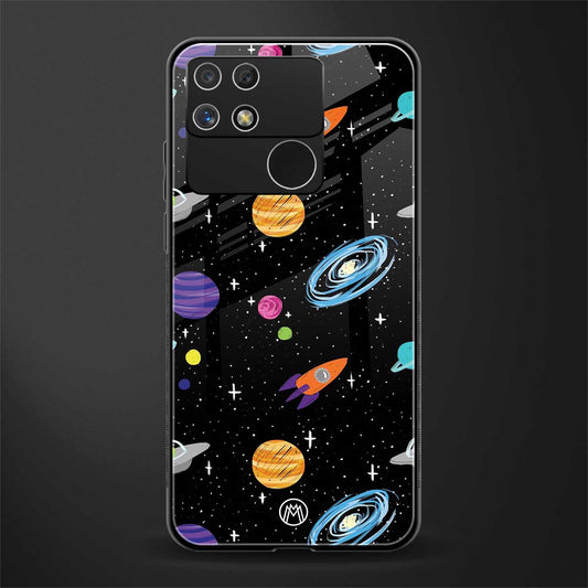 far far away back phone cover | glass case for realme narzo 50a