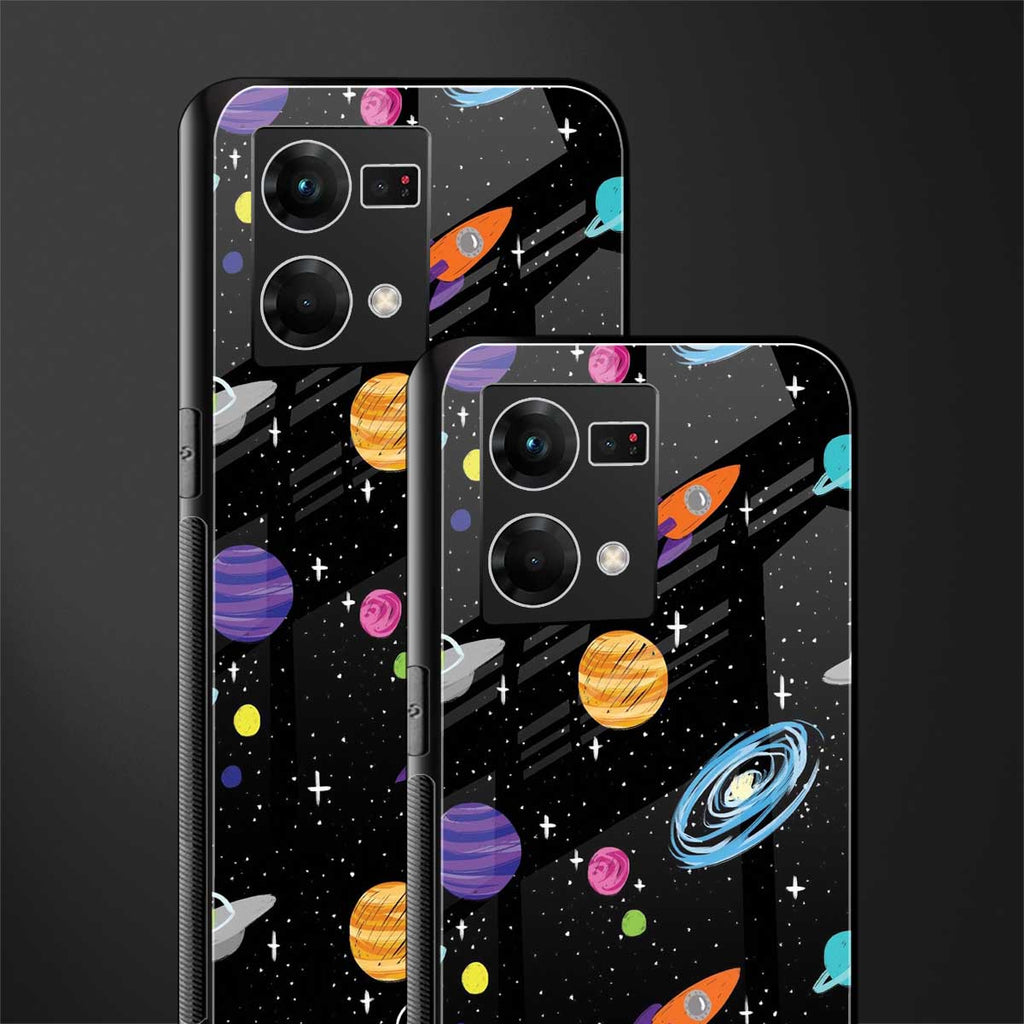 far far away back phone cover | glass case for oppo f21 pro 4g