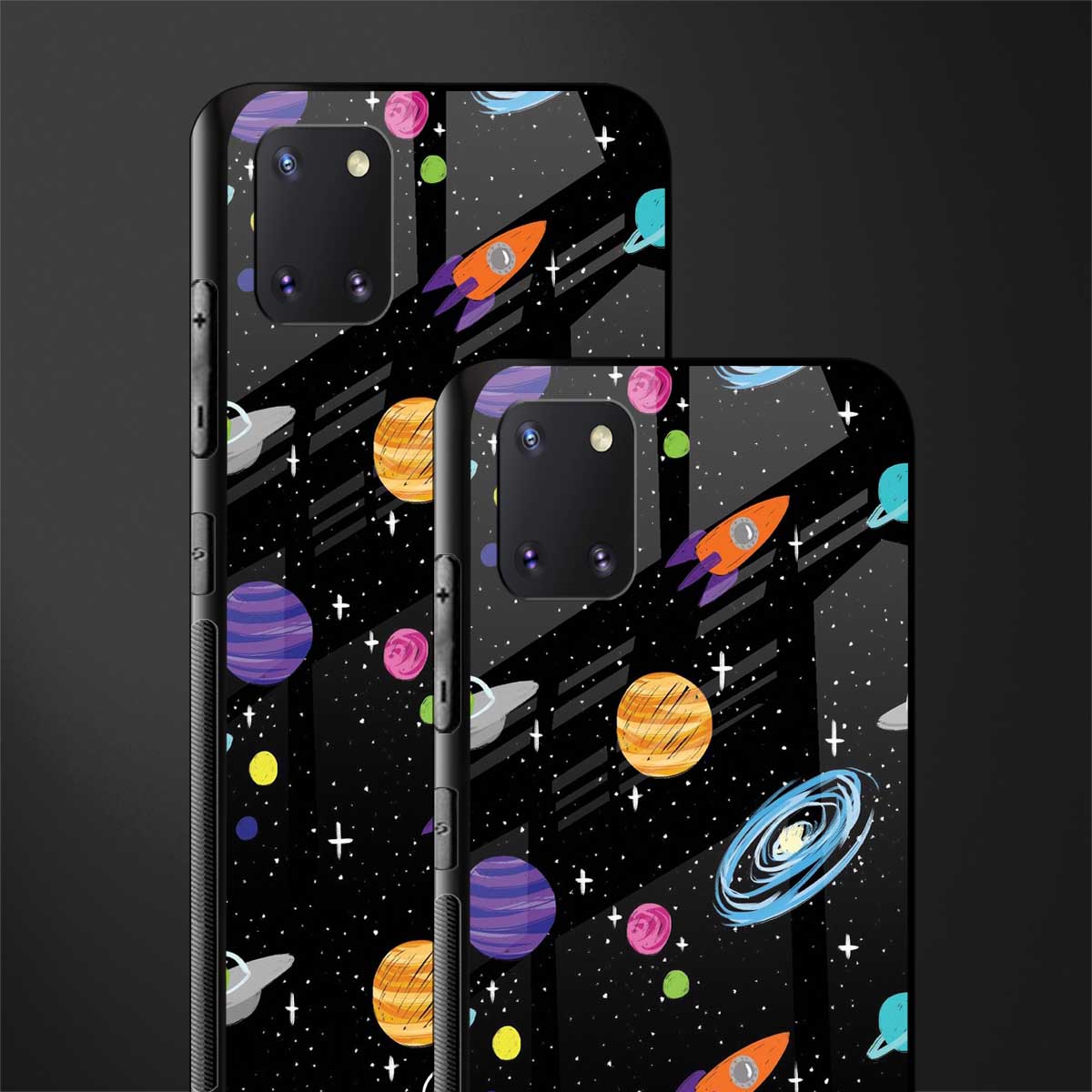 far far away glass case for samsung a81 image-2