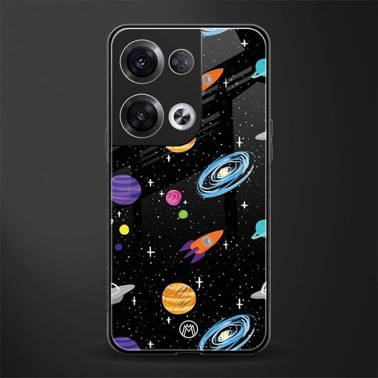 far far away back phone cover | glass case for oppo reno 8