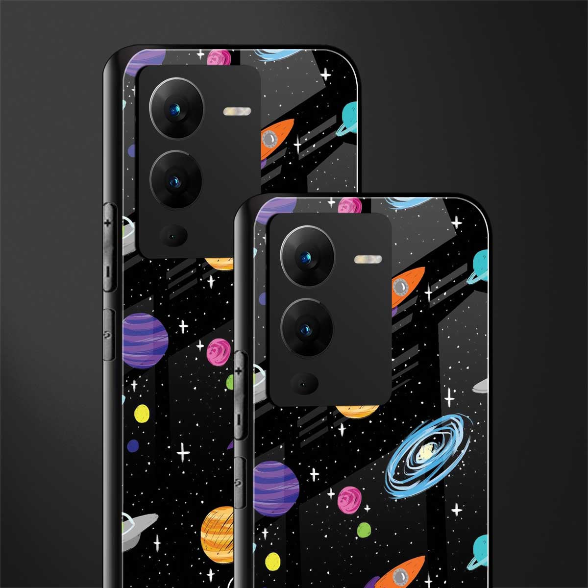 far far away back phone cover | glass case for vivo v25 pro 5g