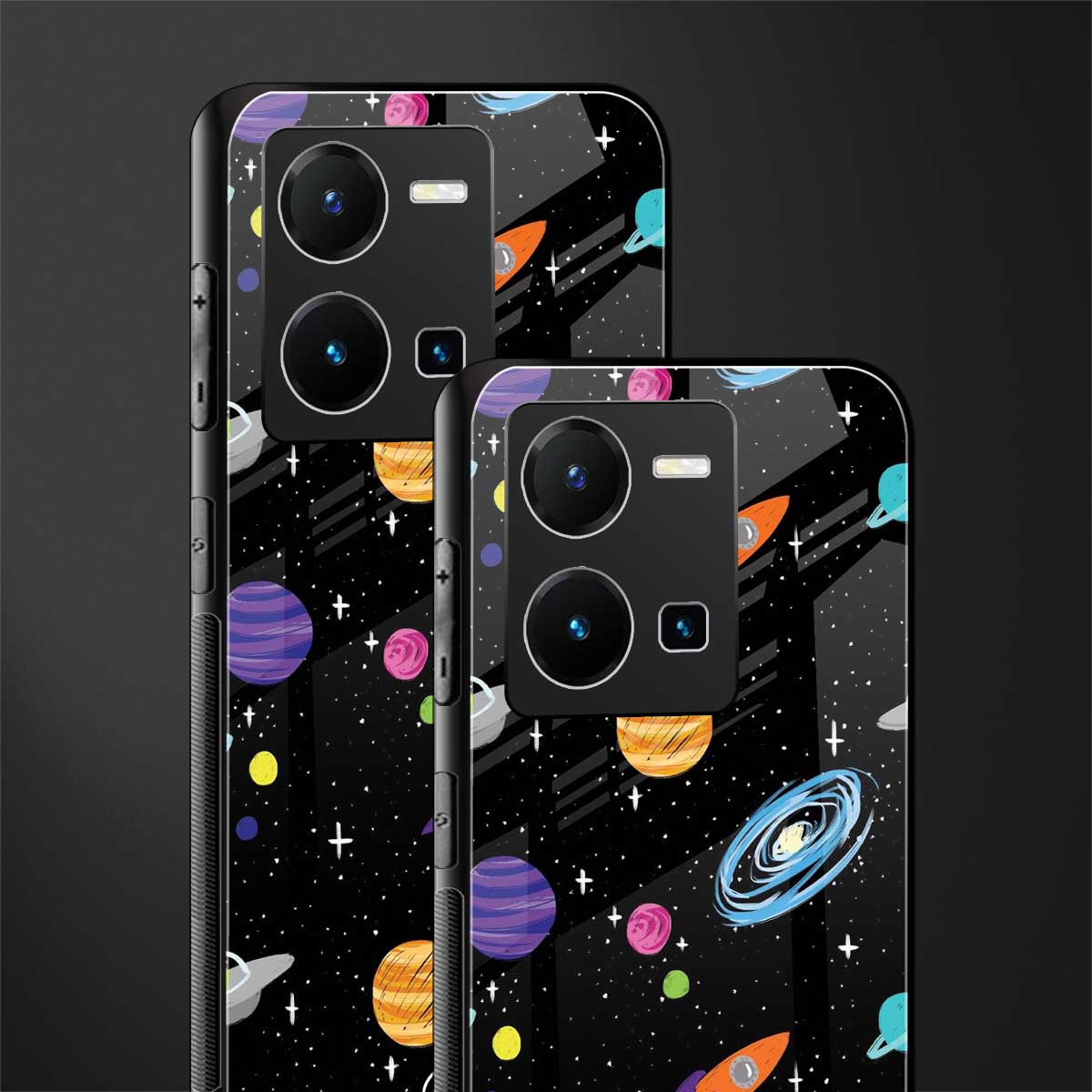 far far away back phone cover | glass case for vivo y35 4g