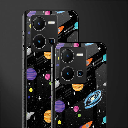 far far away back phone cover | glass case for vivo y35 4g