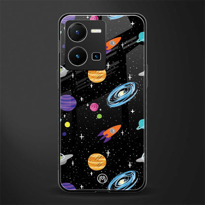 far far away back phone cover | glass case for vivo y35 4g