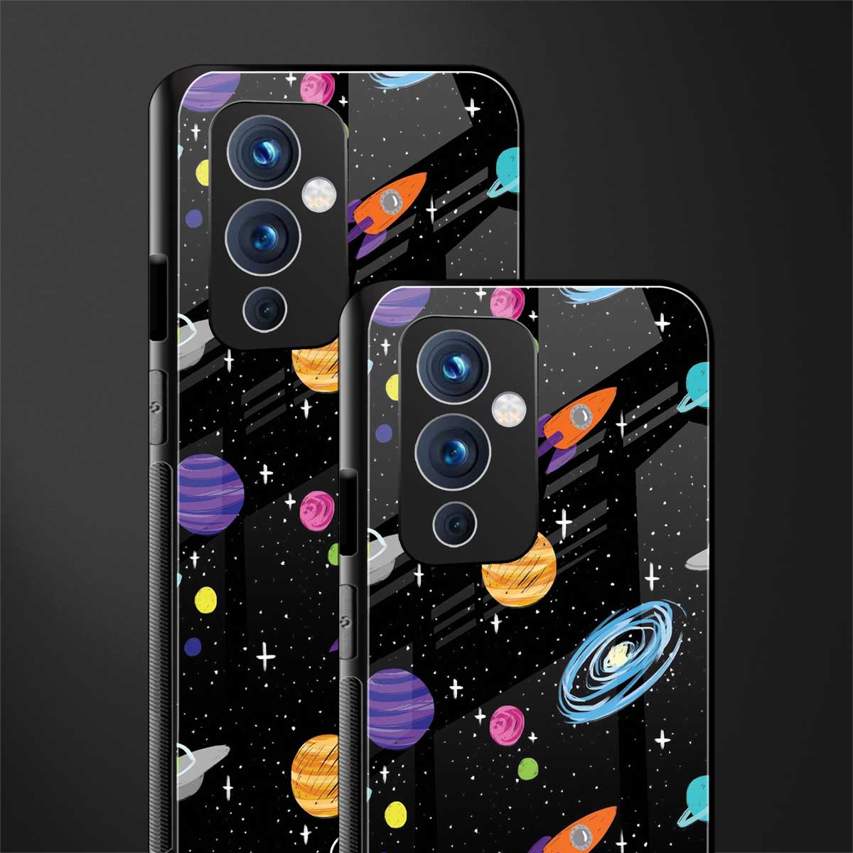 far far away back phone cover | glass case for oneplus 9