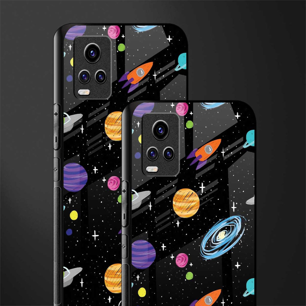far far away back phone cover | glass case for vivo v21e 4g