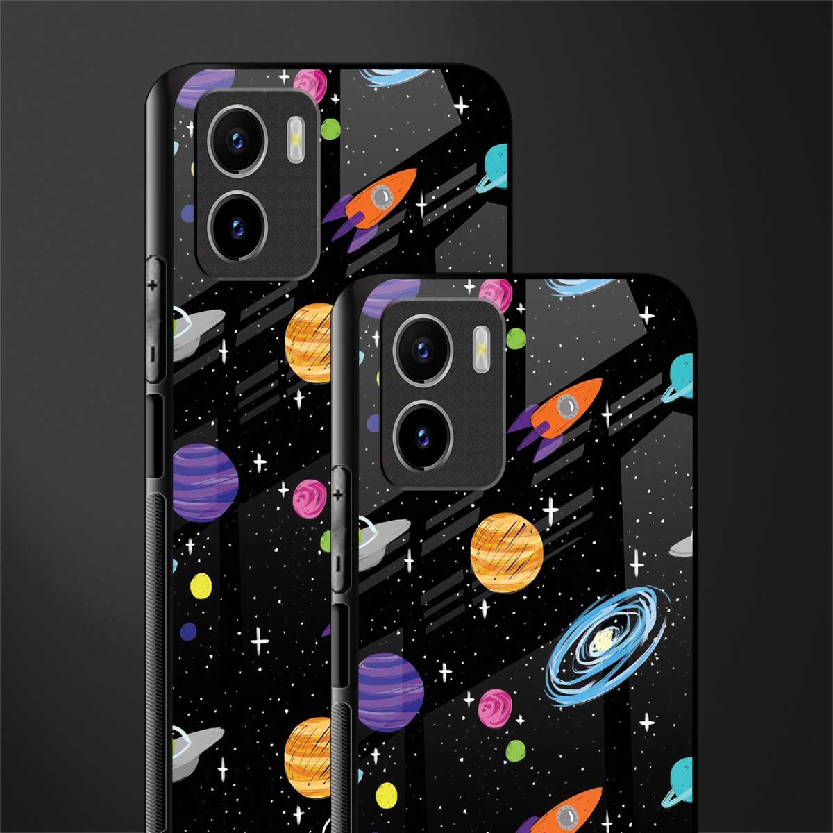 far far away back phone cover | glass case for vivo y72