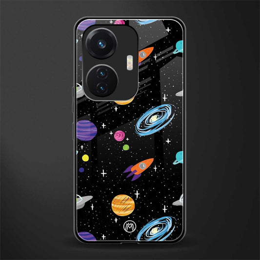 far far away back phone cover | glass case for vivo t1 44w 4g