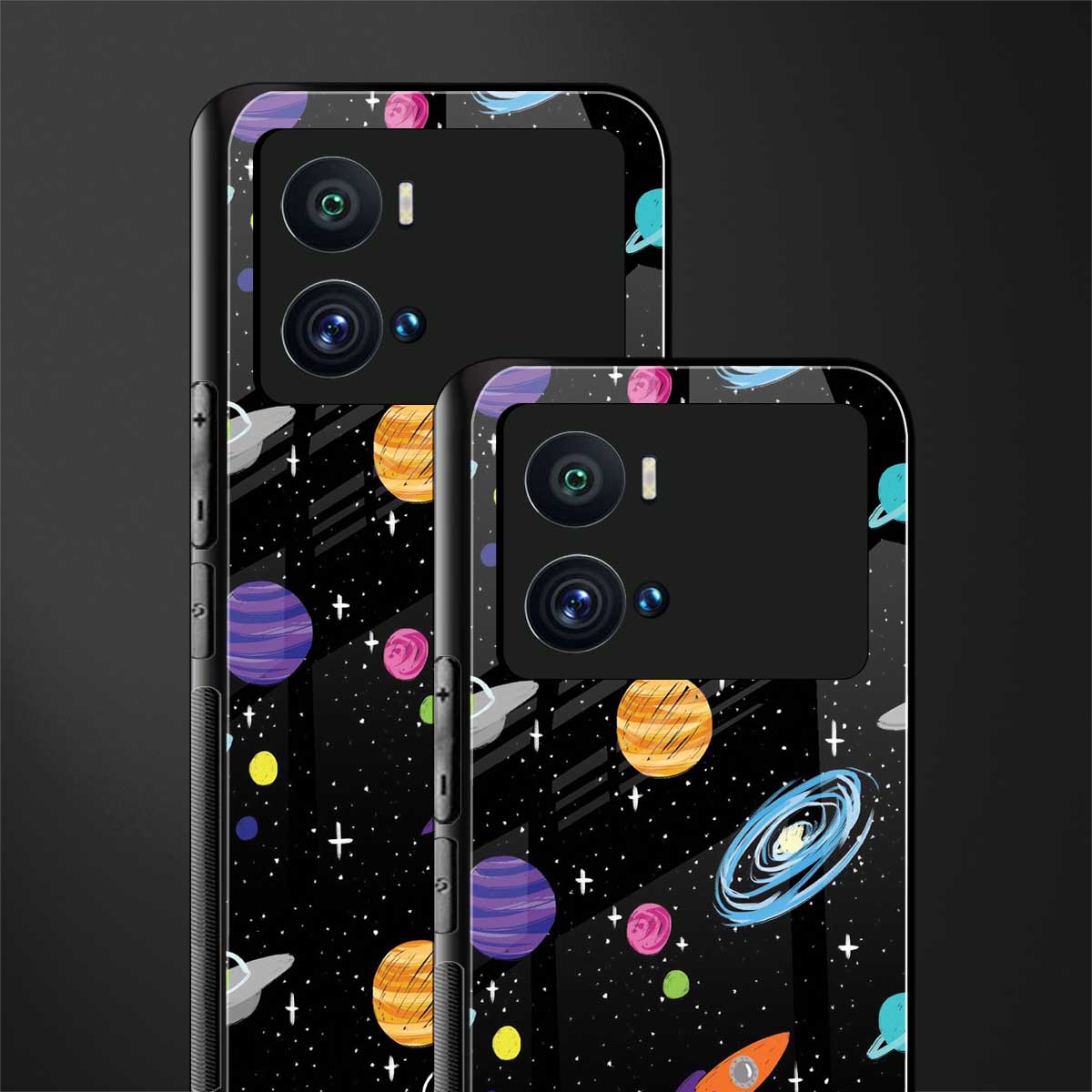 far far away back phone cover | glass case for iQOO 9 Pro