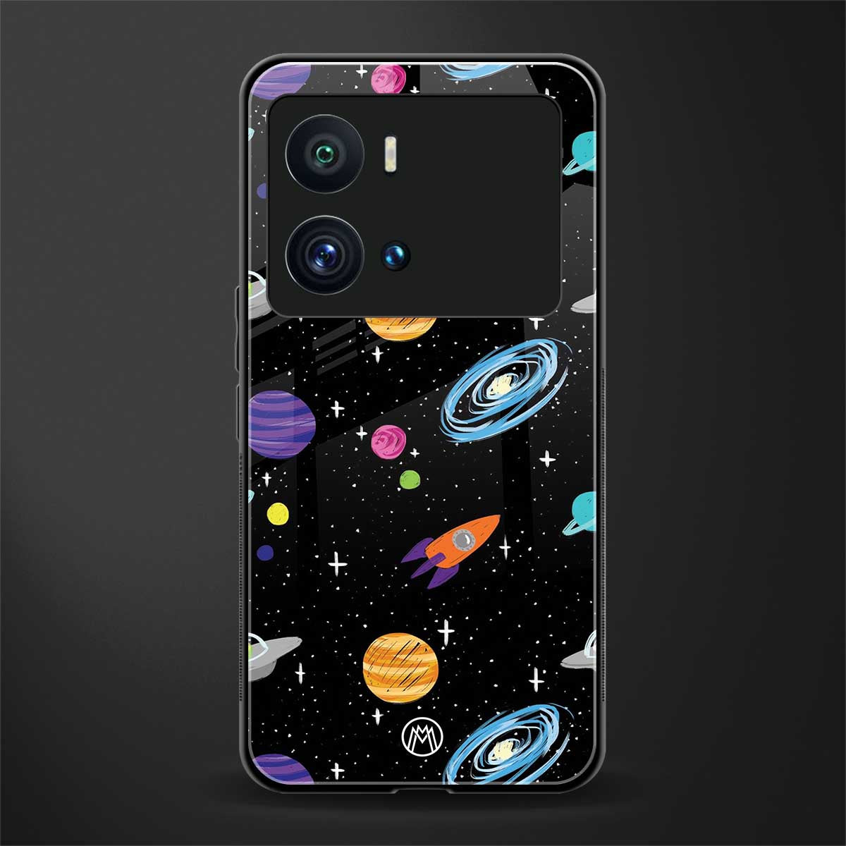 far far away back phone cover | glass case for iQOO 9 Pro