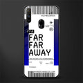 far far away boarding pass ticket glass case for realme narzo 10a image