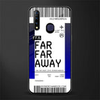 far far away boarding pass ticket glass case for vivo z1 pro image
