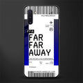 far far away boarding pass ticket glass case for samsung galaxy note 10 image