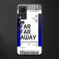 far far away boarding pass ticket glass case for vivo x60 pro image