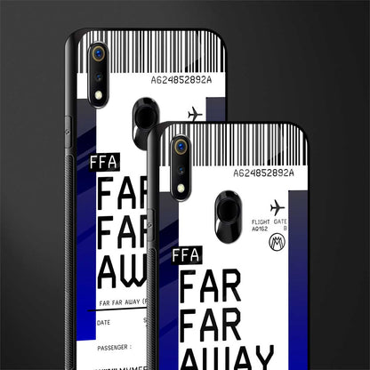 far far away boarding pass ticket glass case for realme 3 pro image-2