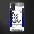 far far away boarding pass ticket glass case for vivo v19 image