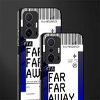 far far away boarding pass ticket glass case for mi 11t pro 5g image-2