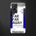 far far away boarding pass ticket glass case for vivo x70 pro image