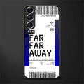 far far away boarding pass ticket glass case for samsung galaxy s21 image