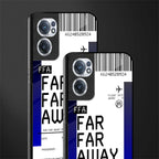 far far away boarding pass ticket glass case for oneplus nord ce 2 5g image-2