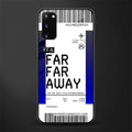 far far away boarding pass ticket glass case for samsung galaxy s20 image