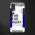 far far away boarding pass ticket glass case for oneplus nord 2 5g image