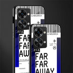far far away boarding pass ticket glass case for phone case | glass case for oneplus nord 2t 5g