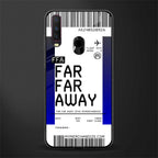 far far away boarding pass ticket glass case for vivo y12 image
