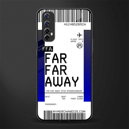 far far away boarding pass ticket glass case for realme 7 image