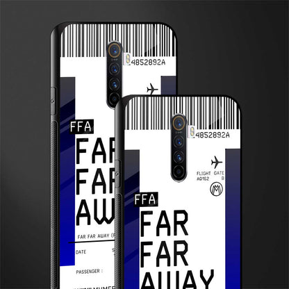 far far away boarding pass ticket glass case for realme x2 pro image-2