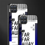 far far away boarding pass ticket glass case for oppo f17 image-2