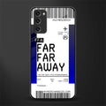far far away boarding pass ticket glass case for samsung galaxy s20 fe image